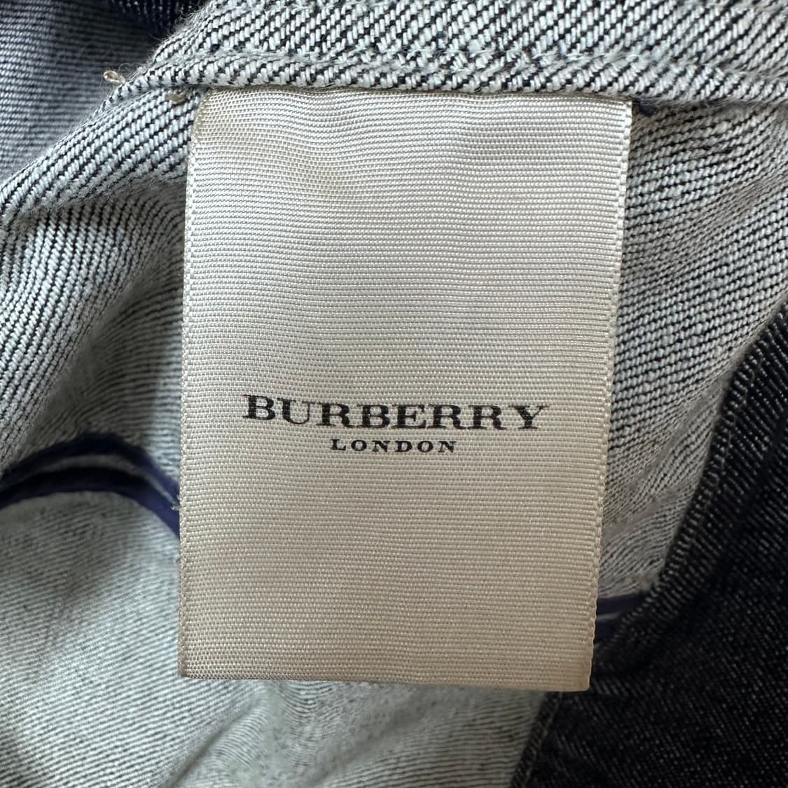 버버리 BURBERRY 여성 스판 데님 숏자켓 S사이즈 상품이미지9