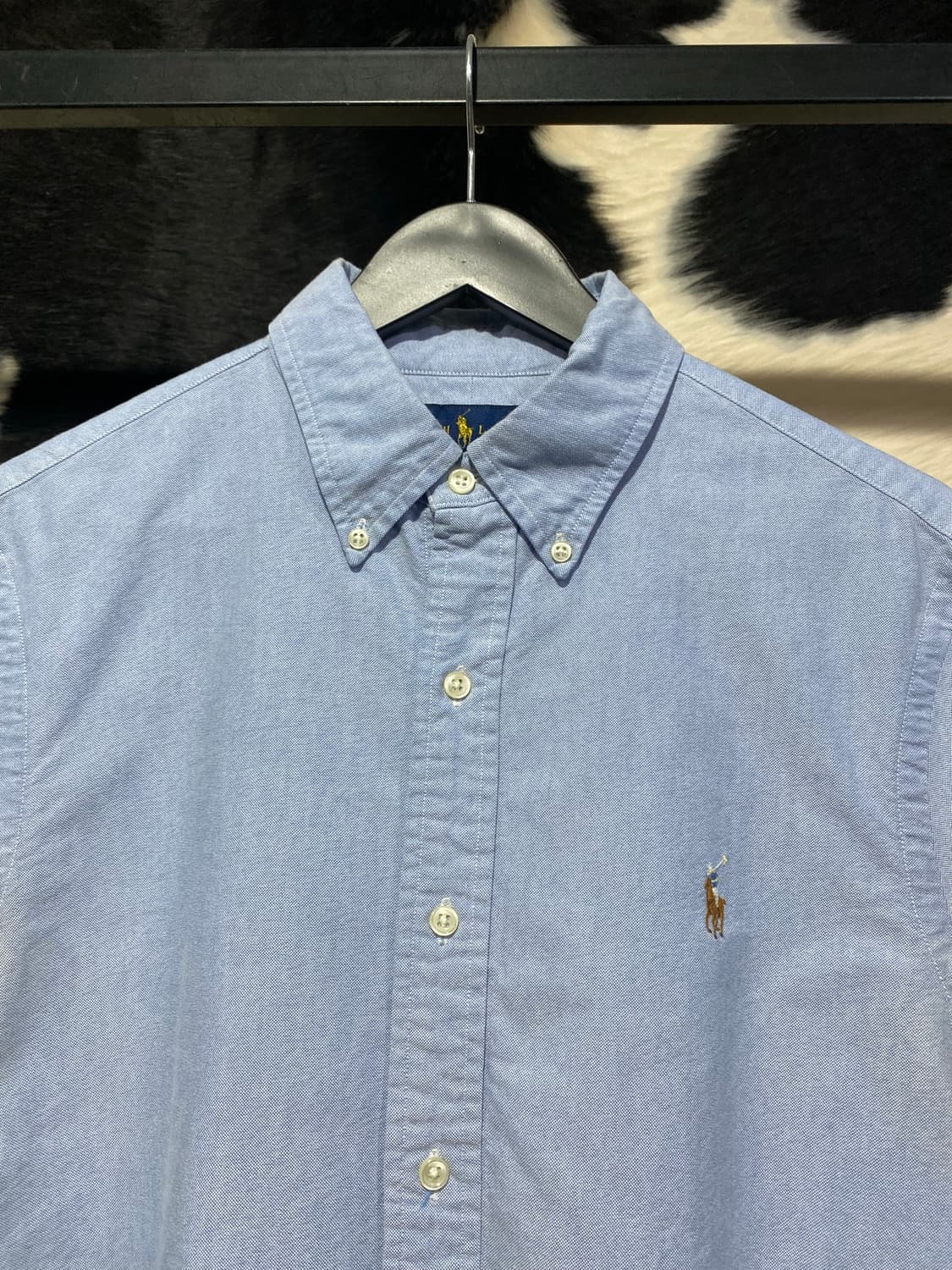 Ralph Lauren 슬림핏 베이직 프레피 하프 셔츠 상품이미지2
