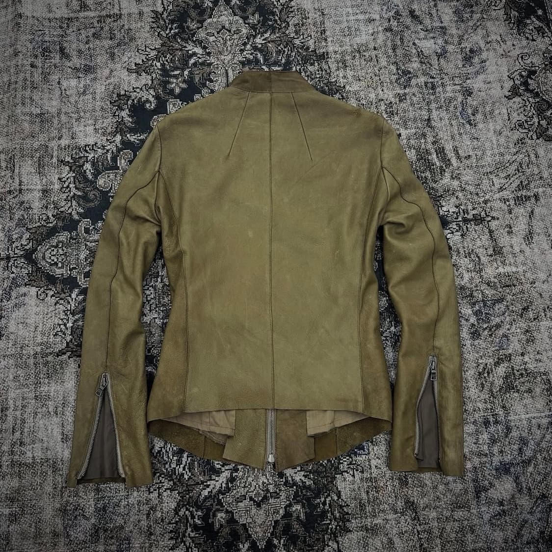 Buffalo bobs mud cutoff leather jacket 상품이미지7