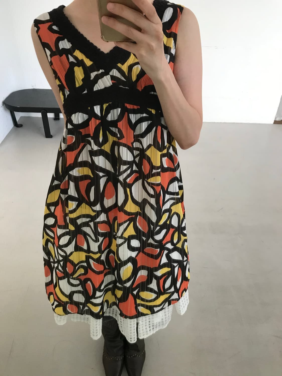 vintage pattern sleeveless 상품이미지6