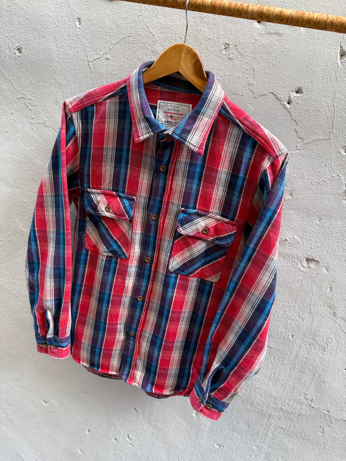 아비렉스 플란넬셔츠 상품이미지3