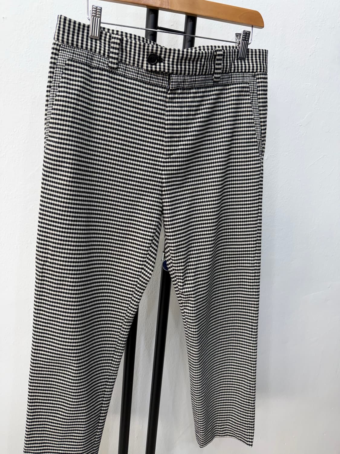 정품) 시스템옴므 한섬 깅엄 체크 바지 82(32-33) 상품이미지2