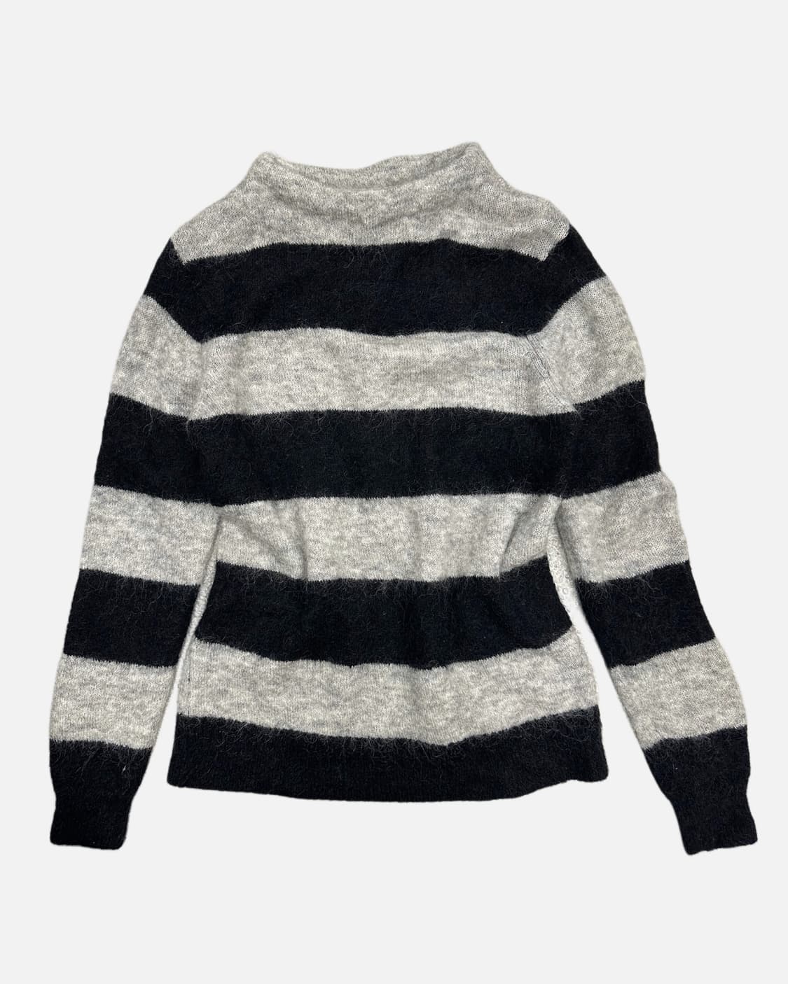 mohair wool stripe hairy knit 상품이미지1