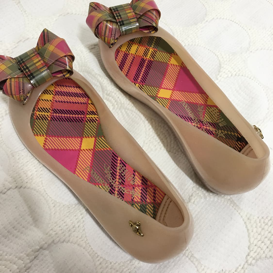 vivienne westwood 체크 리본 플랫슈즈 상품이미지3