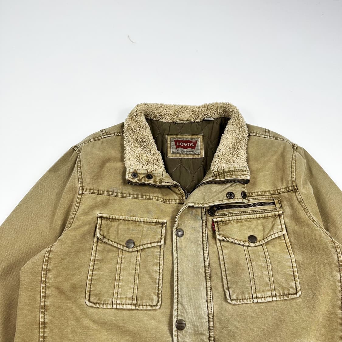 리바이스 오리지널 양털 트러커 데님자켓 (L) 상품이미지1