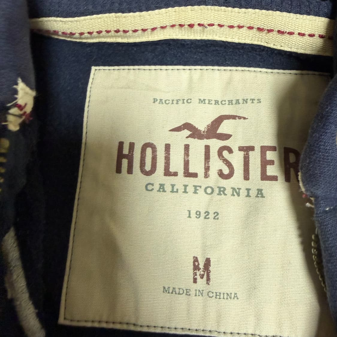 홀리스터 네이비 후드집업 m 상품이미지3