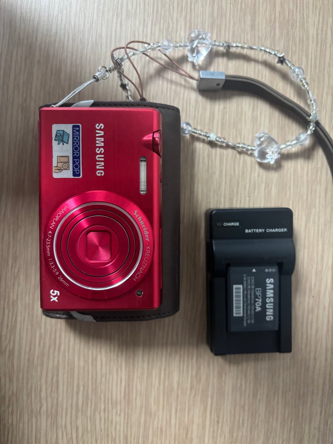 삼성 미러팝 레드 팝니다 상품이미지1