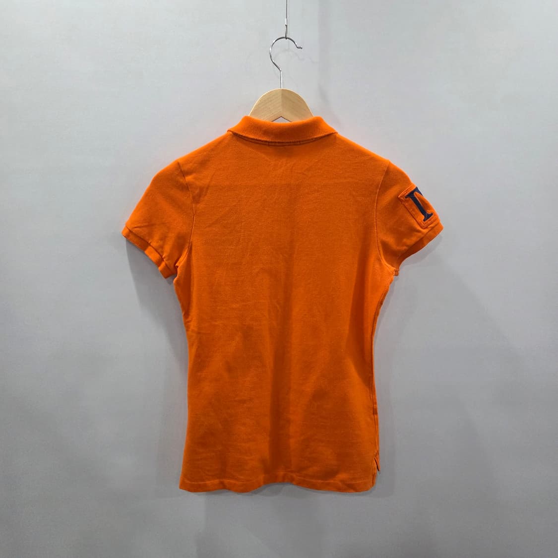 폴로랄프로렌 스포츠 우먼 멀티포니 피케 카라 반팔티 오렌지 S 상품이미지5