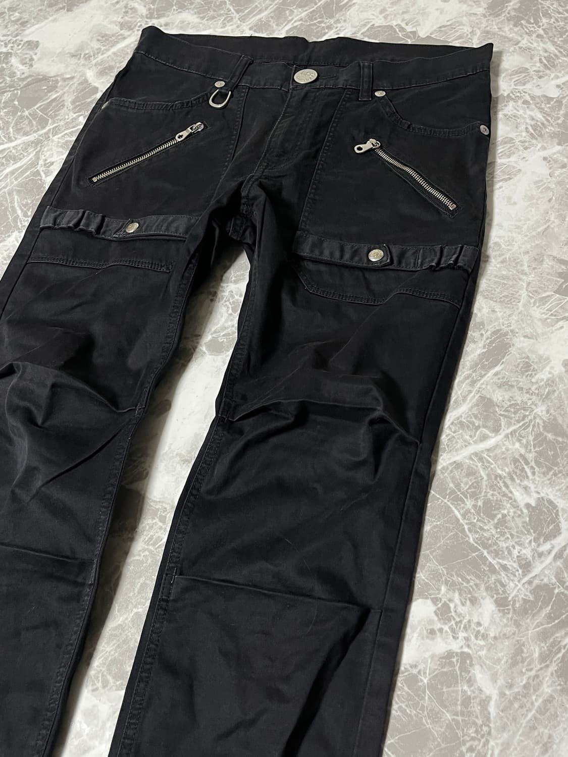 Parachute zipper black jean 상품이미지5