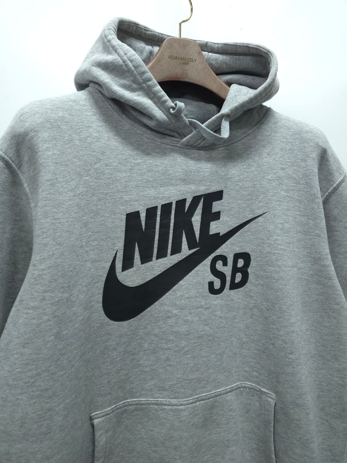 나이키SB 남성 메인로고 그레이 기모 후드티 (XL) 상품이미지6