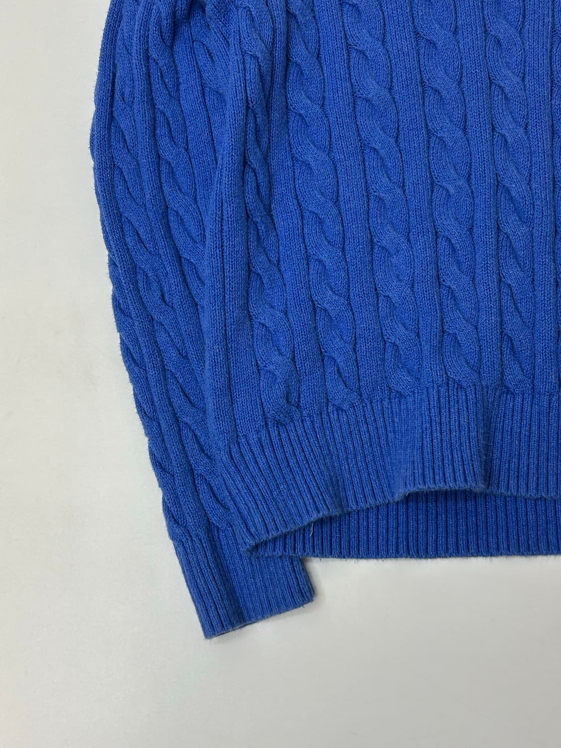 Polo 폴로 블루 케이블 니트  상품이미지4