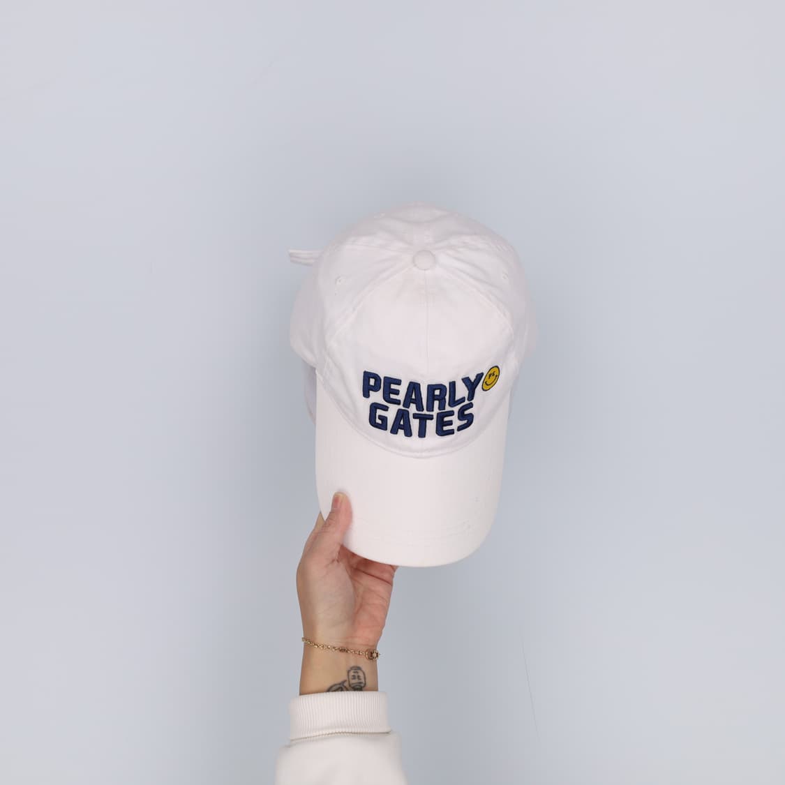 [F] 파리게이츠 화이트 볼캡 모자 1223H2 상품이미지1