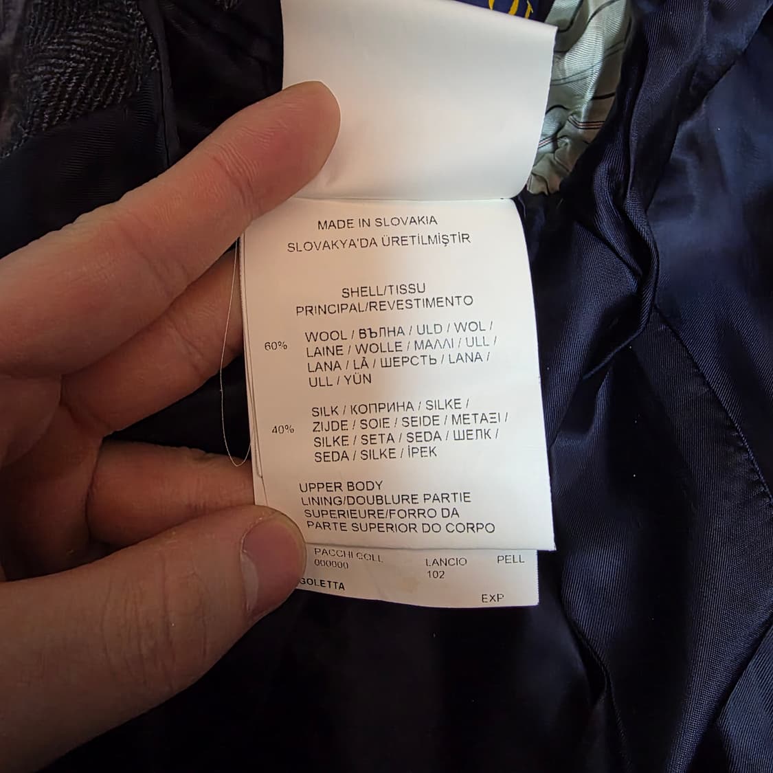 폴로 신형 헤링본자켓 차콜그레이 42R 상품이미지5