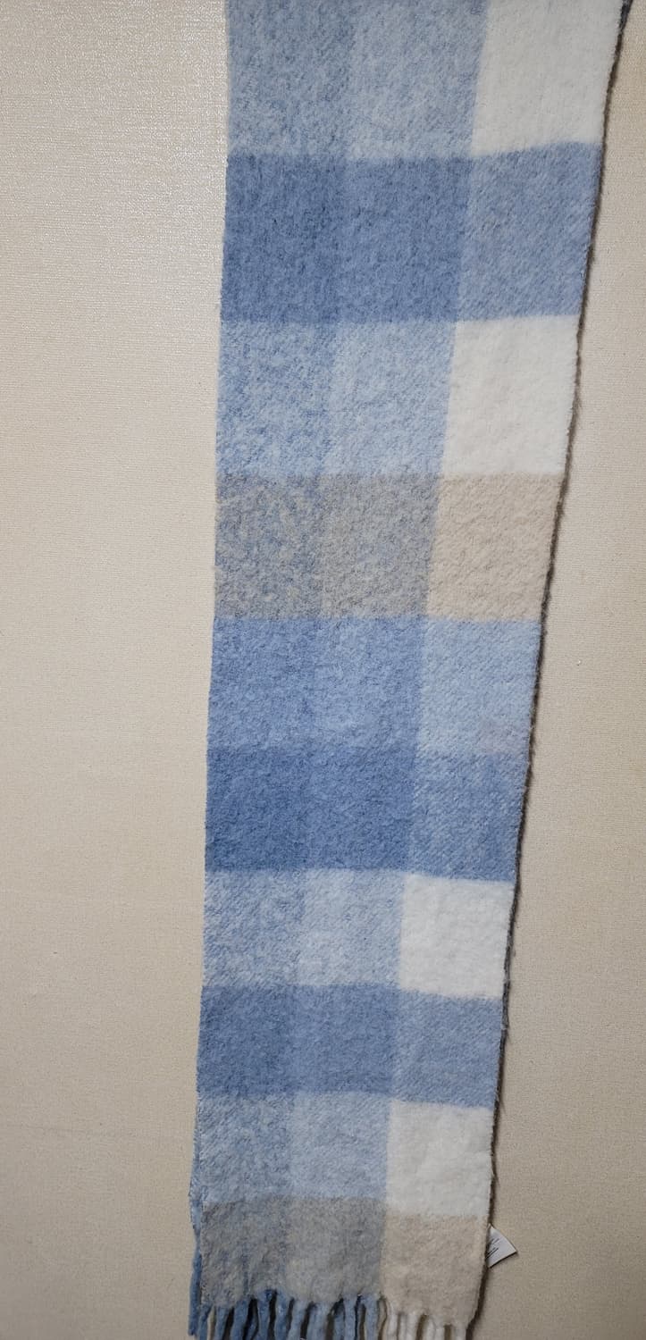 아크네스튜디오 모헤어 체크 머플러 상품이미지2