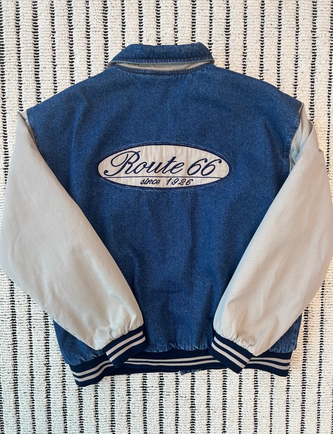 Route 66 데님 바시티 자켓 상품이미지1