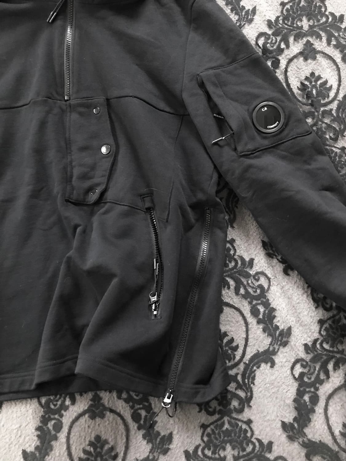 C.p.company 아카이브 고글 렌즈와펜 반집업 후드티 상품이미지2