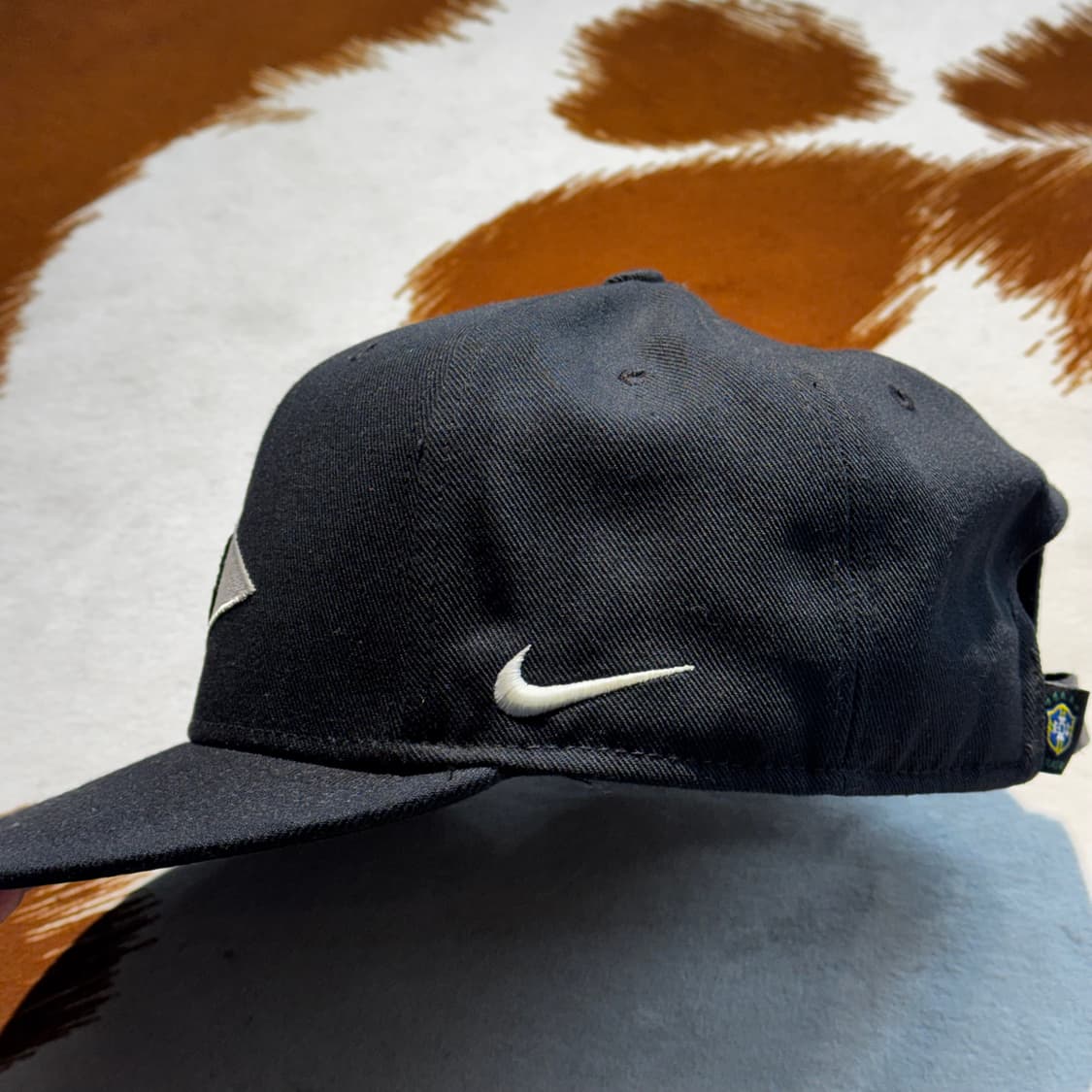 나이키 브라질 레더스트랩 스냅백 블랙 (OS) 상품이미지3