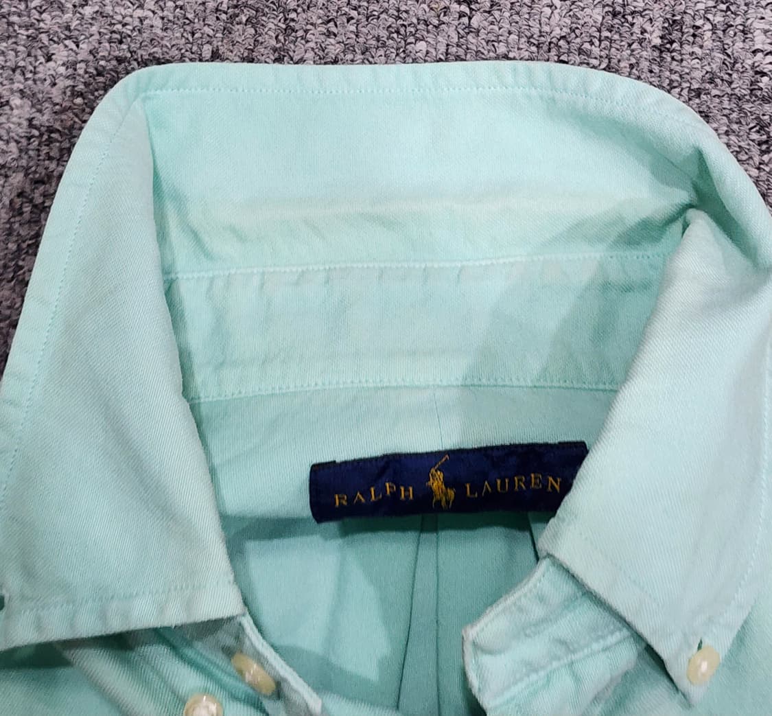 폴로 랄프로렌 코튼 셔츠 S 스카이블루포니 상품이미지4