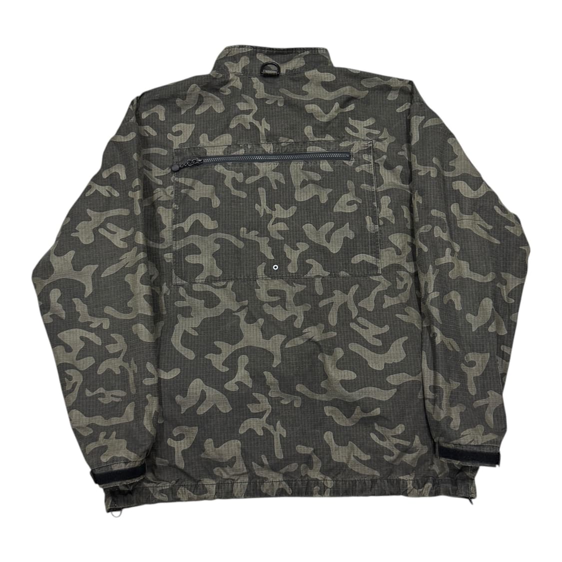 예스아이씨 포켓 피싱 파카 바람막이 자켓 블랙 카모 L 상품이미지2