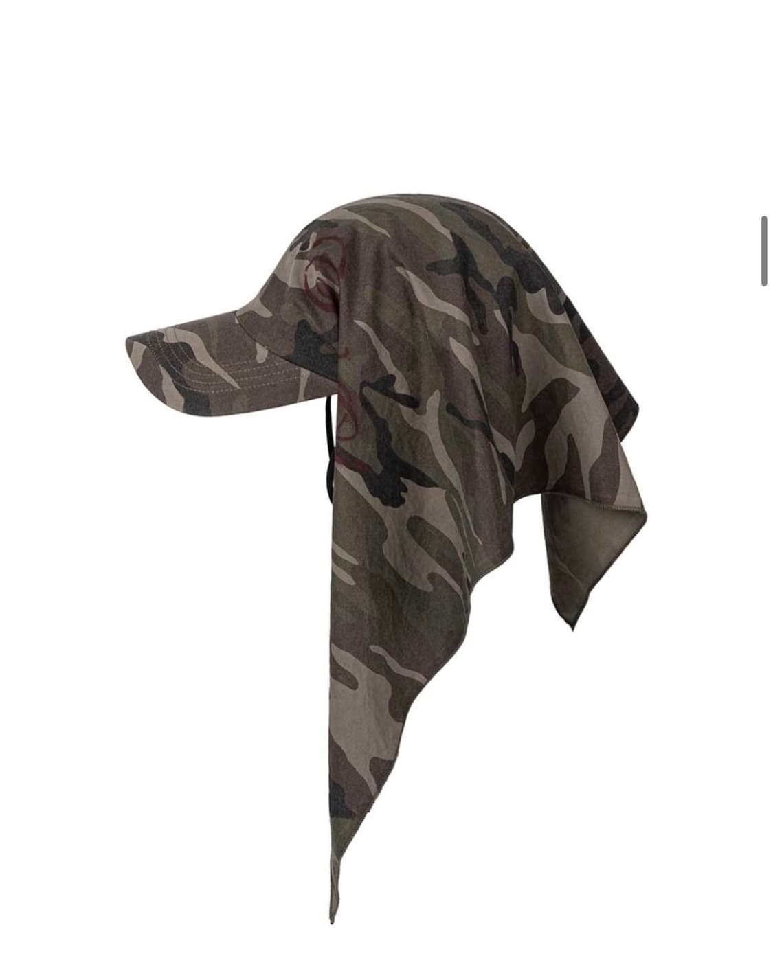 2000아카이브스 카모 스카프 볼캡 상품이미지2