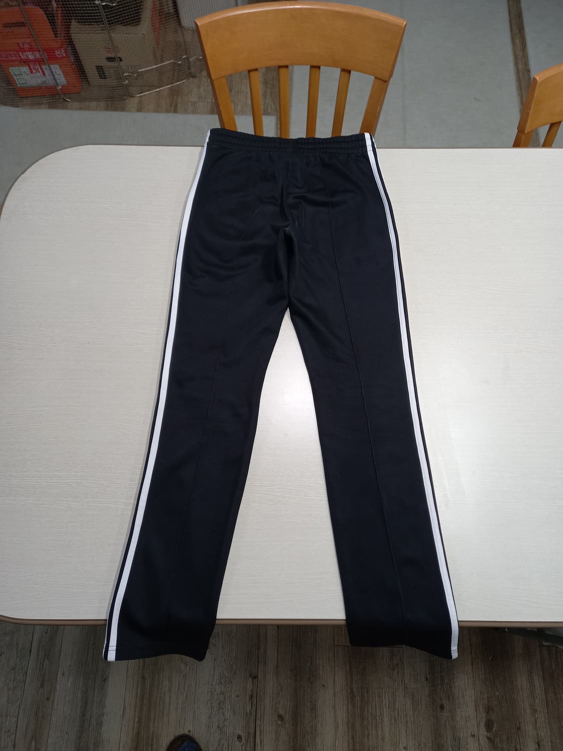 28 adidas 봄가을용 스판 트레이닝하의 블랙 28-907 상품이미지2