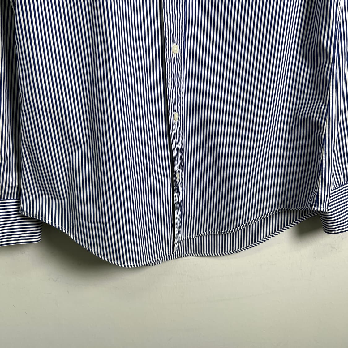 폴로 랄프로렌 블루 스트라이프 셔츠 M 상품이미지5