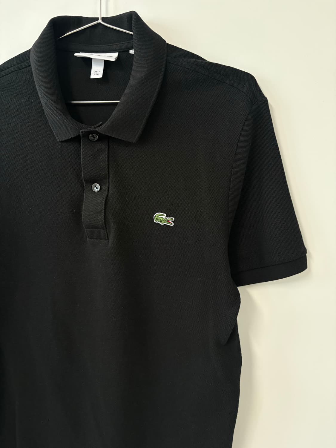 라코스테 블랙 PK 반팔 카라 티셔츠 상품이미지3