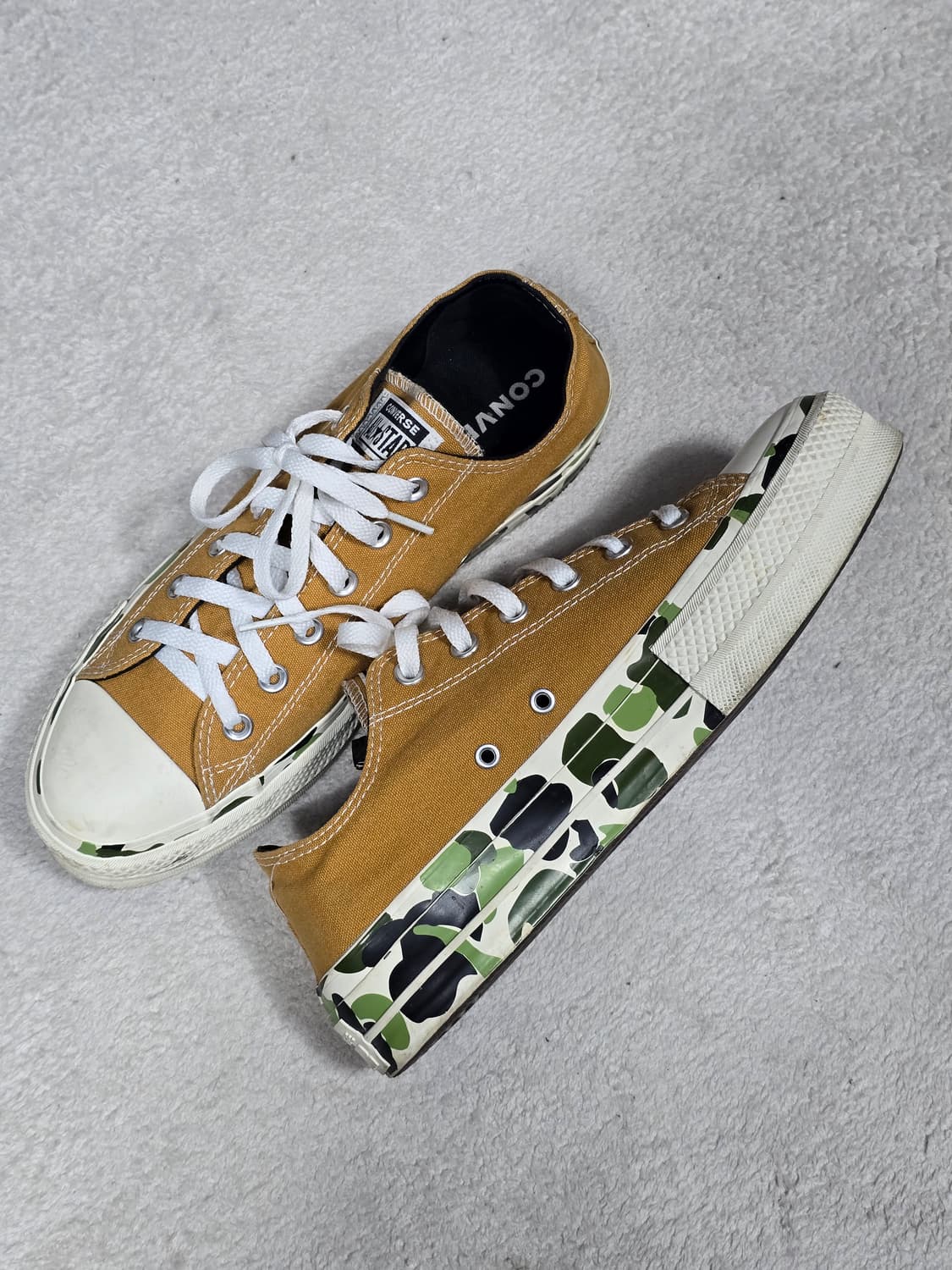 컨버스 올스타 카키 카모플라쥬 스니커즈 270 상품이미지4