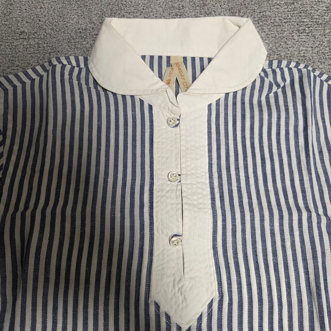 Marine Day 일본제 하프버튼 셔츠 슬림 L(100) 상품이미지4