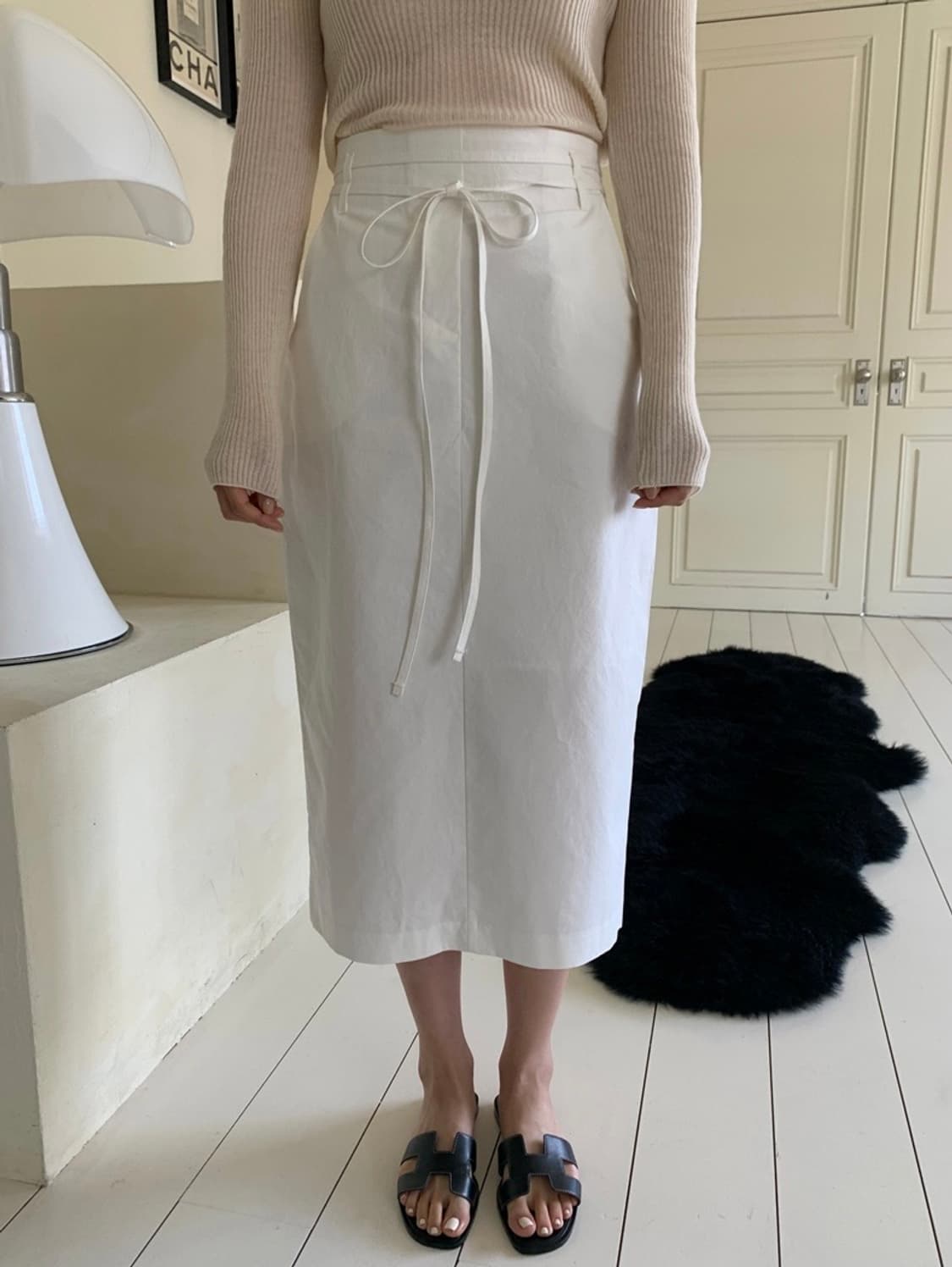 h라인롱스커트m 상품이미지5