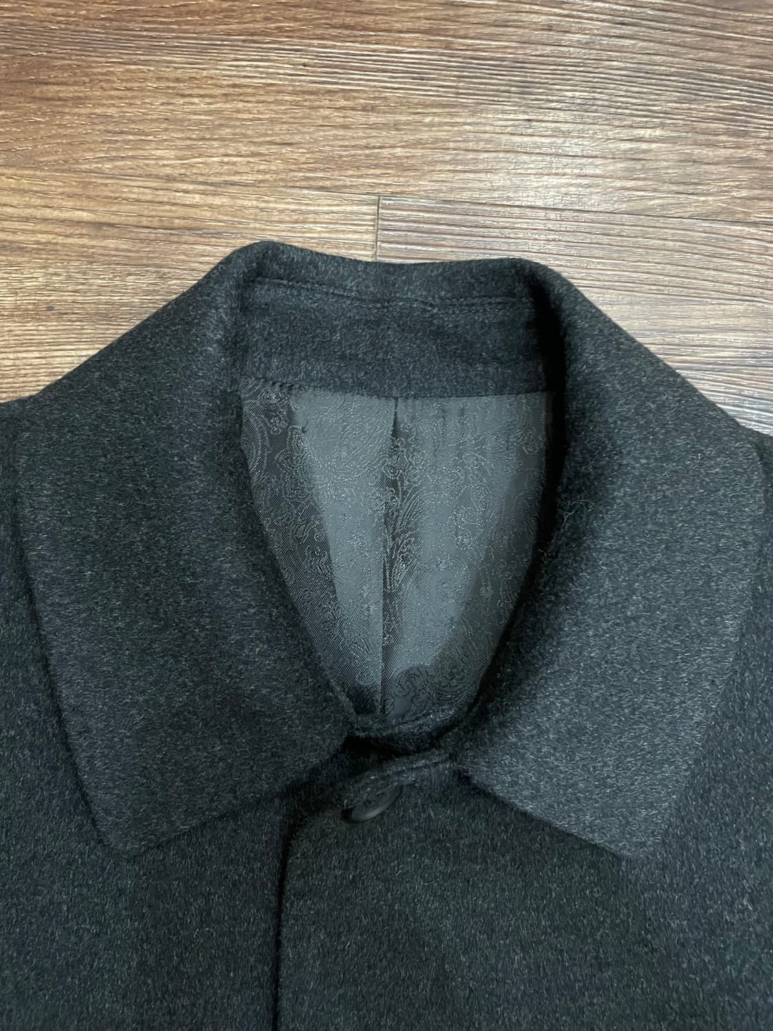 BASSO 로로피아나 캐시미어 코트 챠콜 상품이미지6