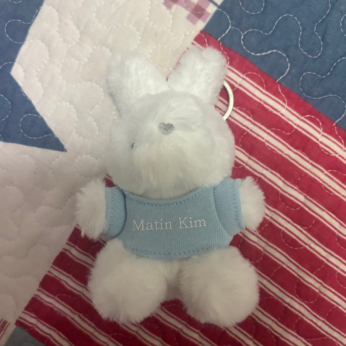 마뗑킴 화이트 버니 키링  상품이미지1