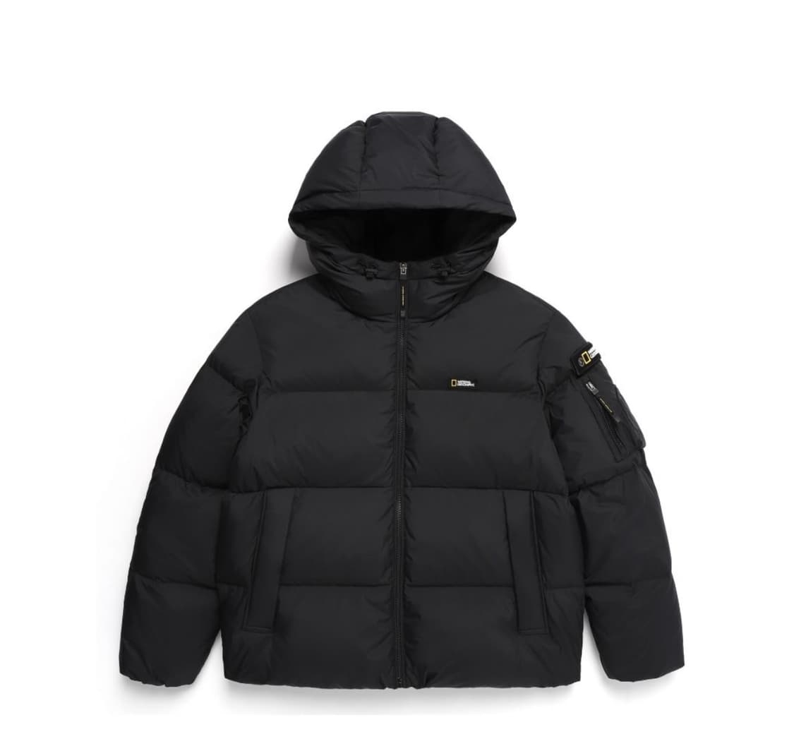 새상품) 내셔널지오그래픽 W 골든몰 숏기장 구스 다운 후디 점퍼 90S 상품이미지1