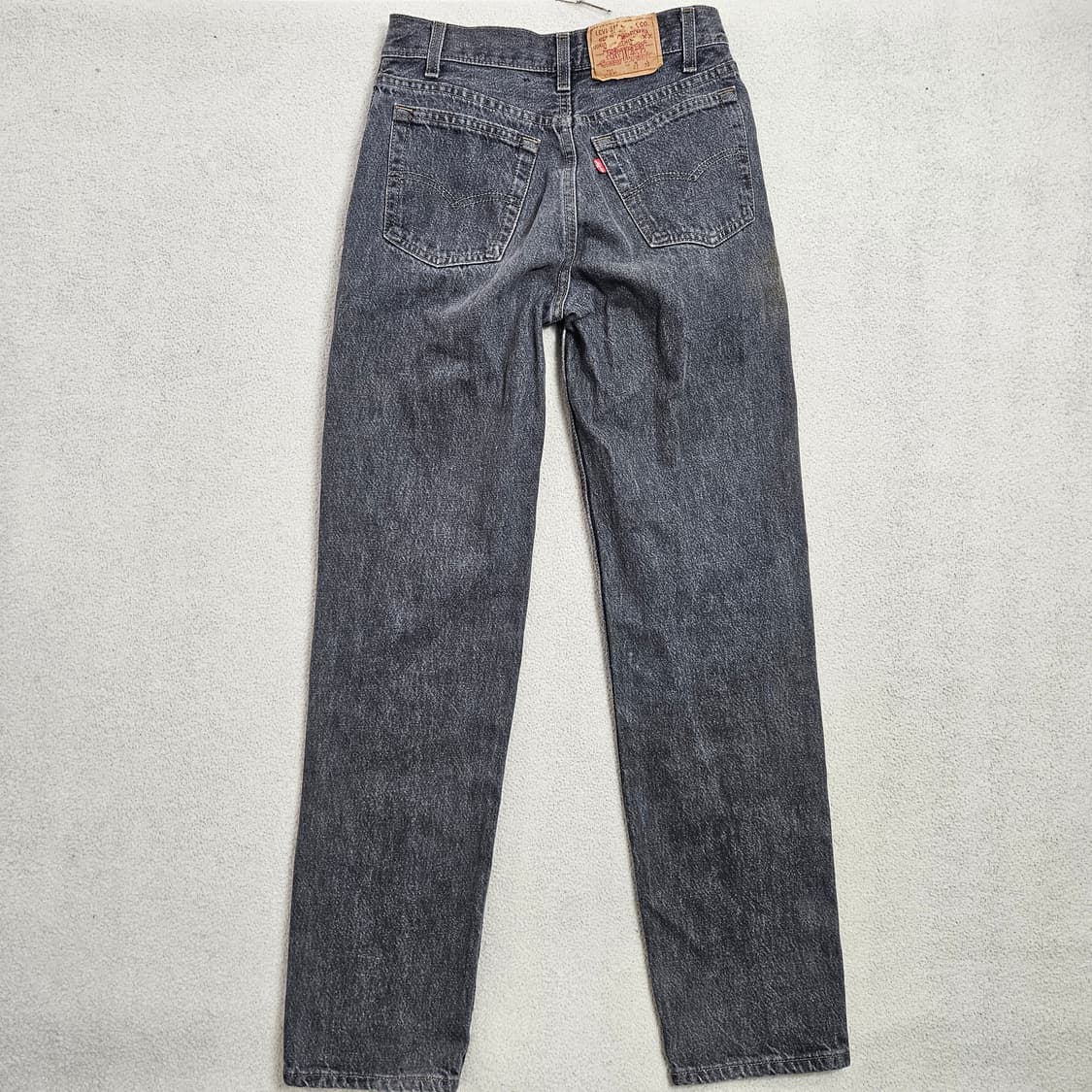 90s 리바이스 701 흑청 데님 27 30 made in usa 상품이미지6