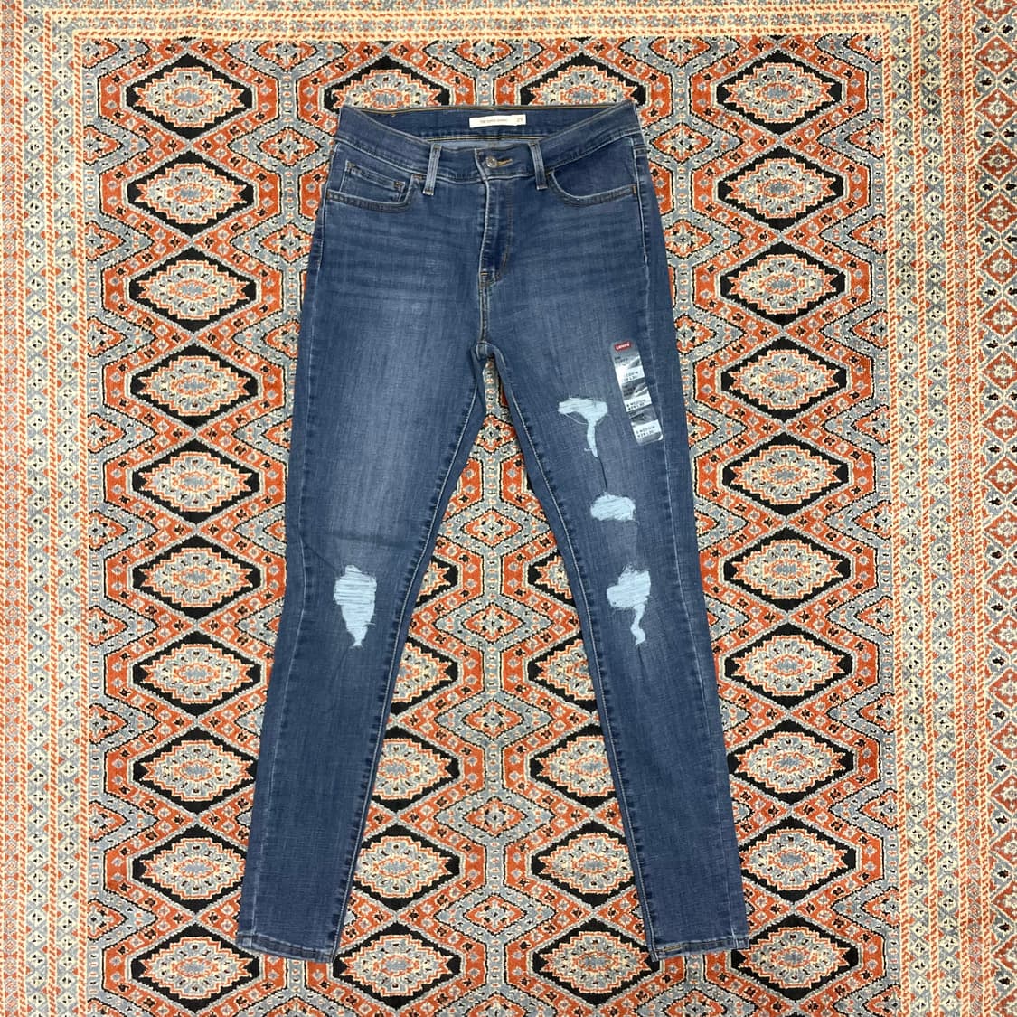 (새제품) 리바이스 수퍼스키니 중청 워싱 데님 여성29 상품이미지1