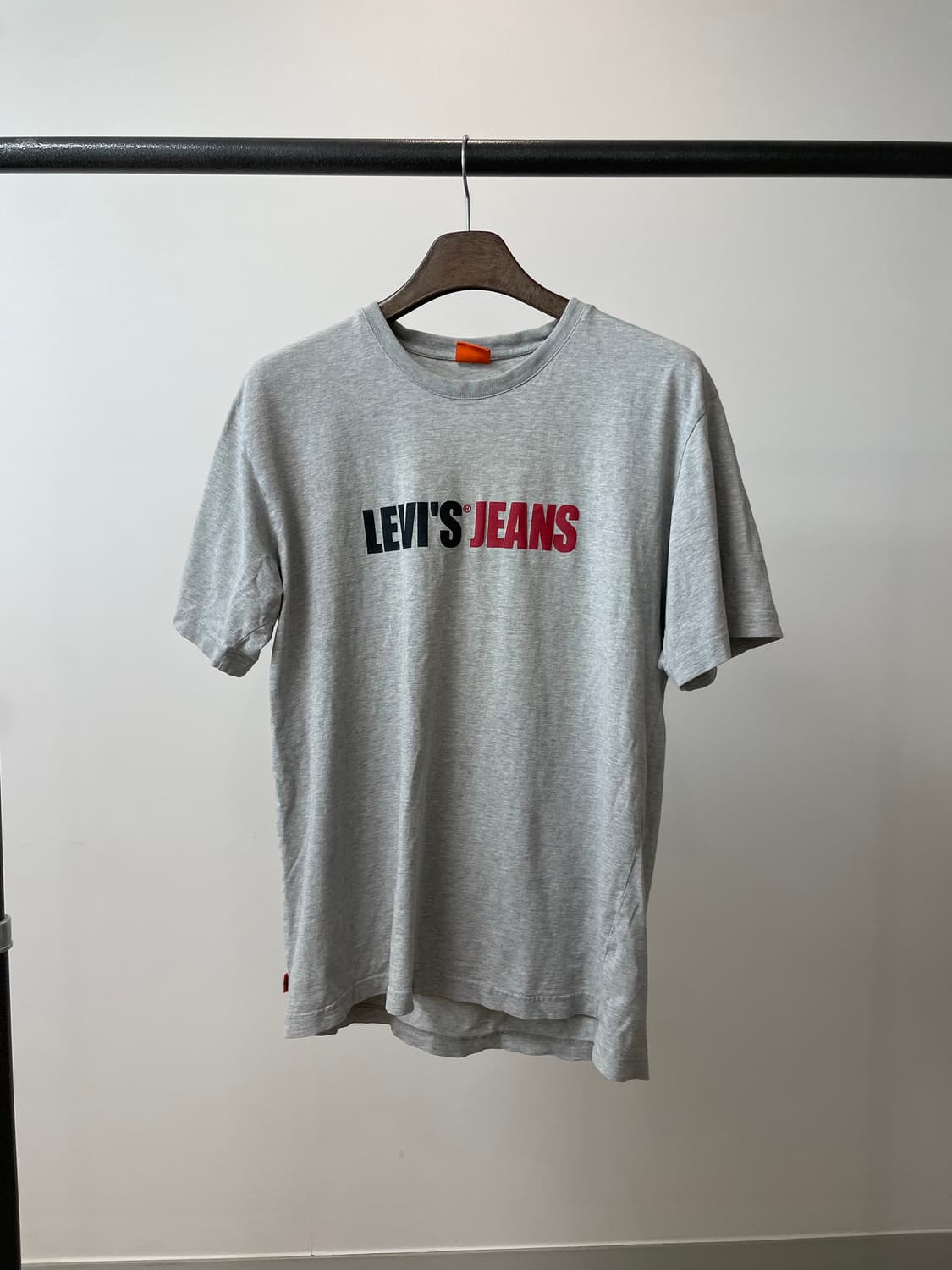 (XL) levis 리바이스 오렌지탭 그레이 반팔티 상품이미지1