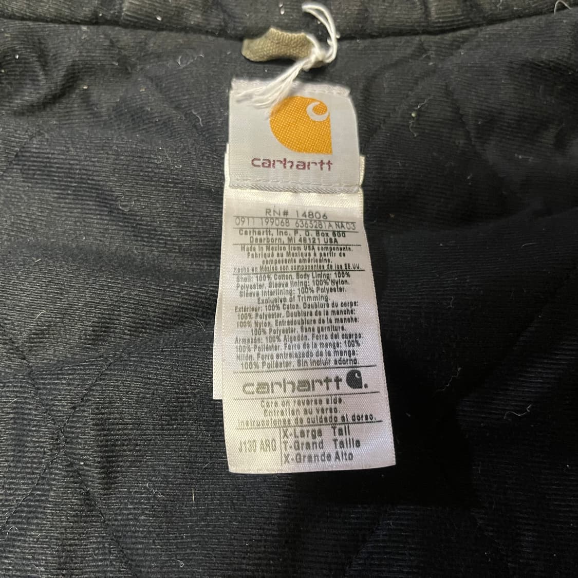 [XL] 칸예 칼하트 US J130 ARG 덕 액티브 자켓  상품이미지6