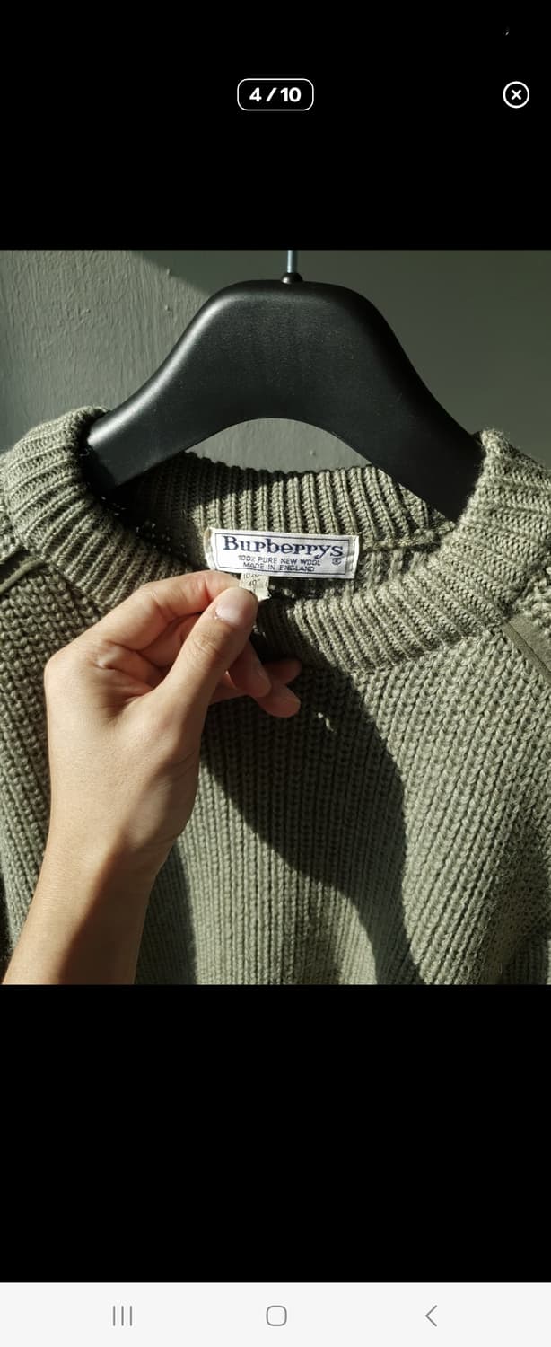 90s Burberry's military sweater 상품이미지2