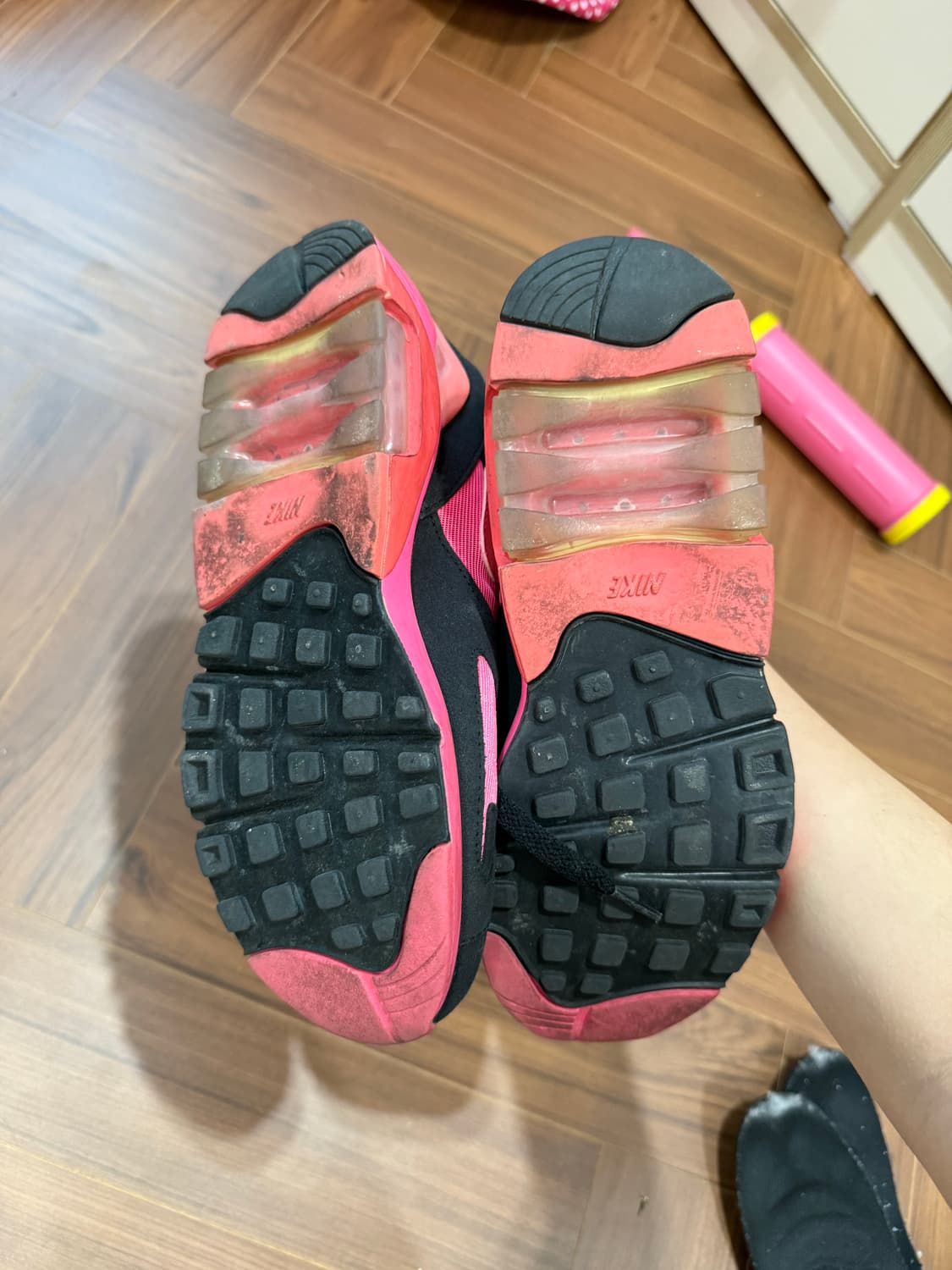 나이키 x 꼼데가르송 옴므 플러스 에어맥스 180 핑크  상품이미지5