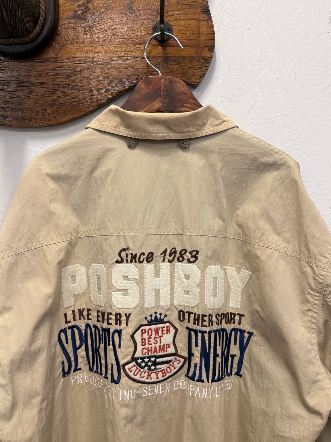 L) POSHBOY Cotton-Nylon Sports Jacket 상품이미지6