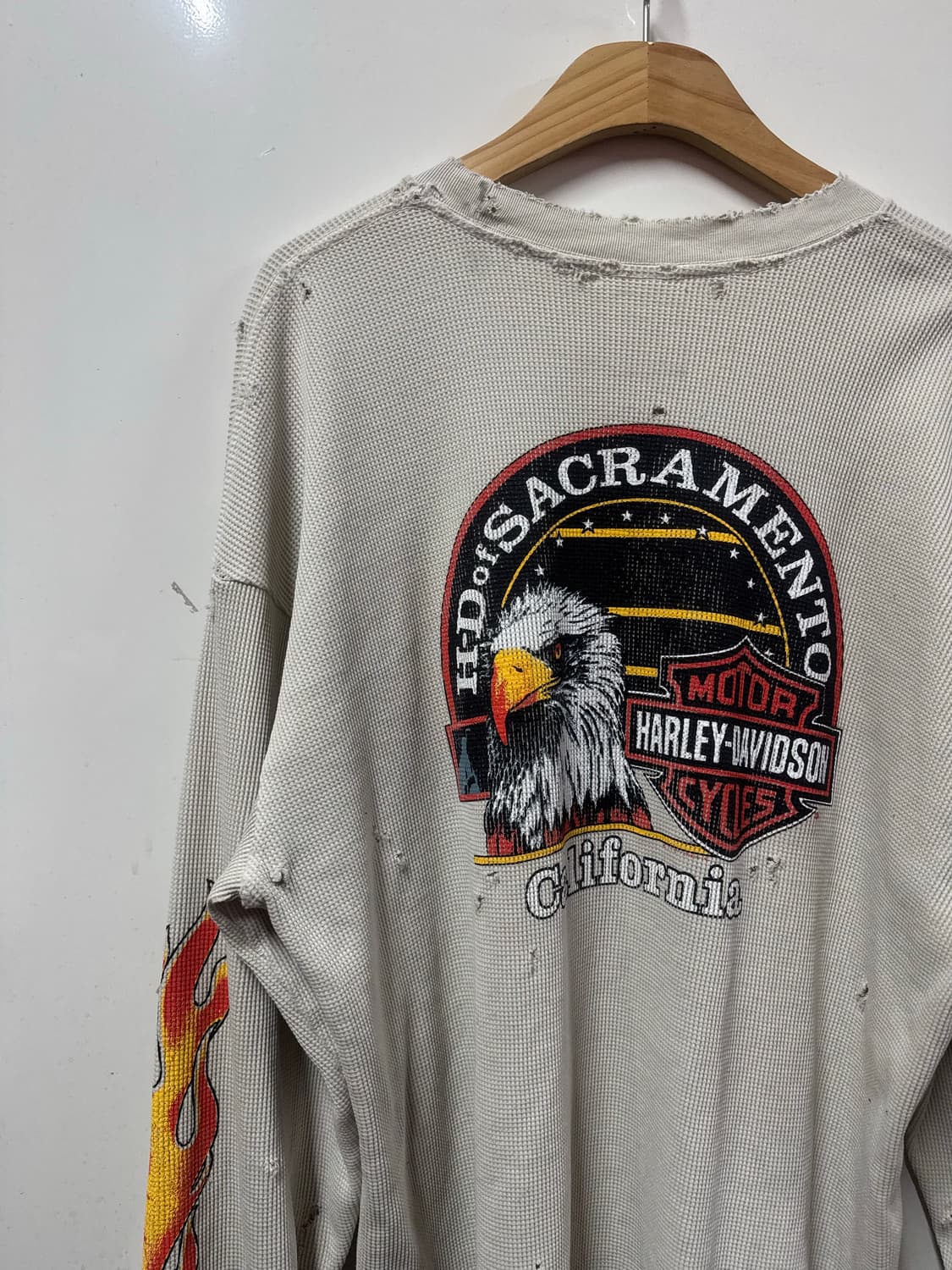 빈티지 와플 긴팔 상품이미지6