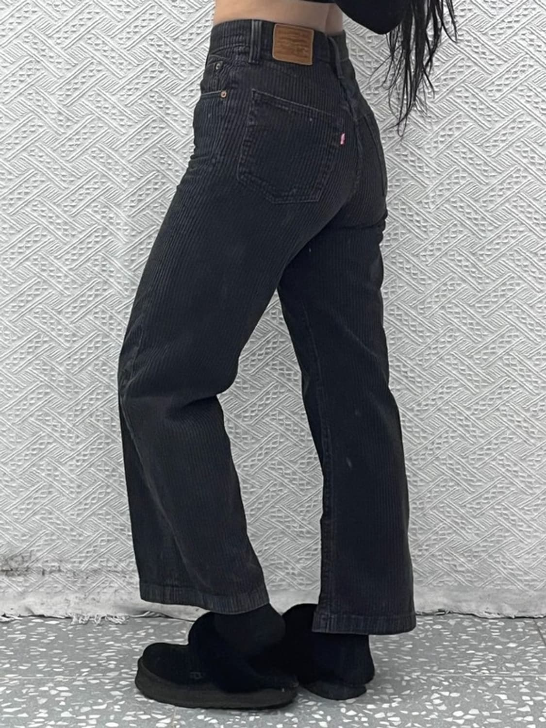 리바이스 캐주얼 시크 하이웨스트 코듀로이 코튼팬츠 25인치 C09640 상품이미지1