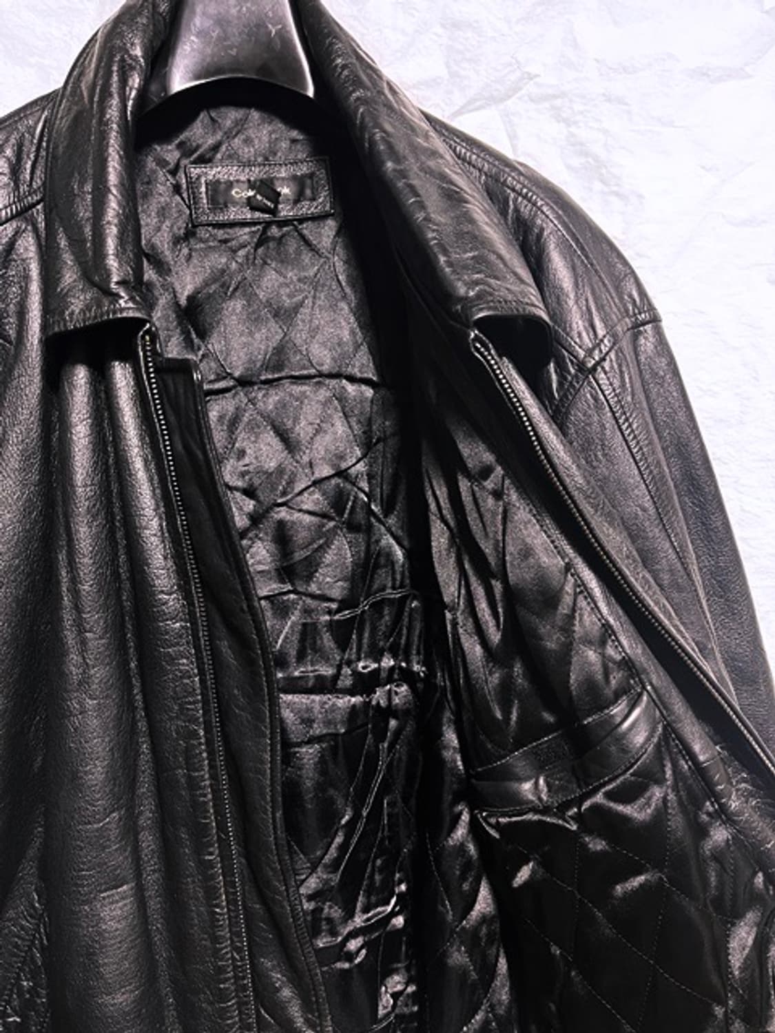 cole brook L 블랙 리얼 가죽자켓 상품이미지3