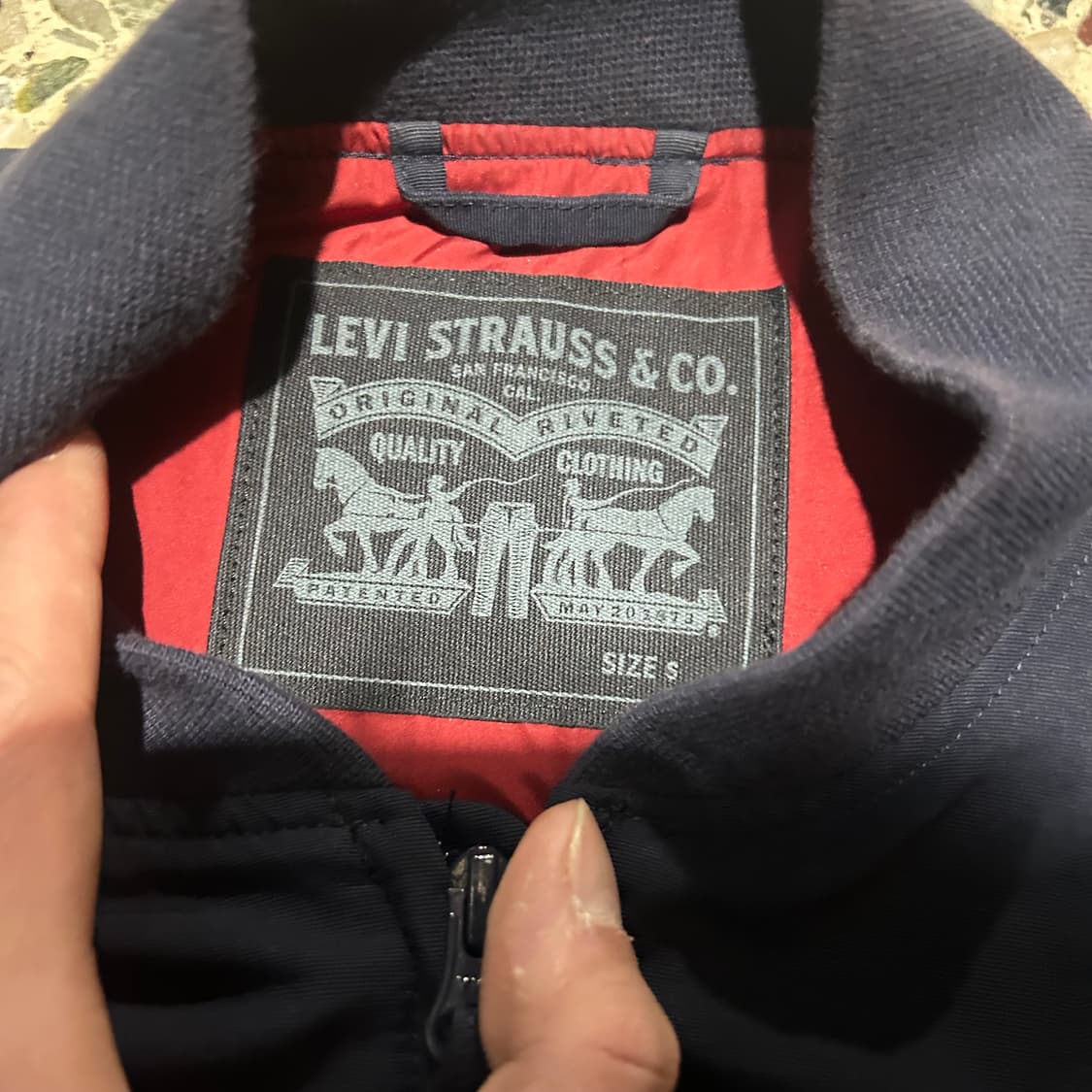 리바이스 네이비 블루종 자켓 상품이미지4