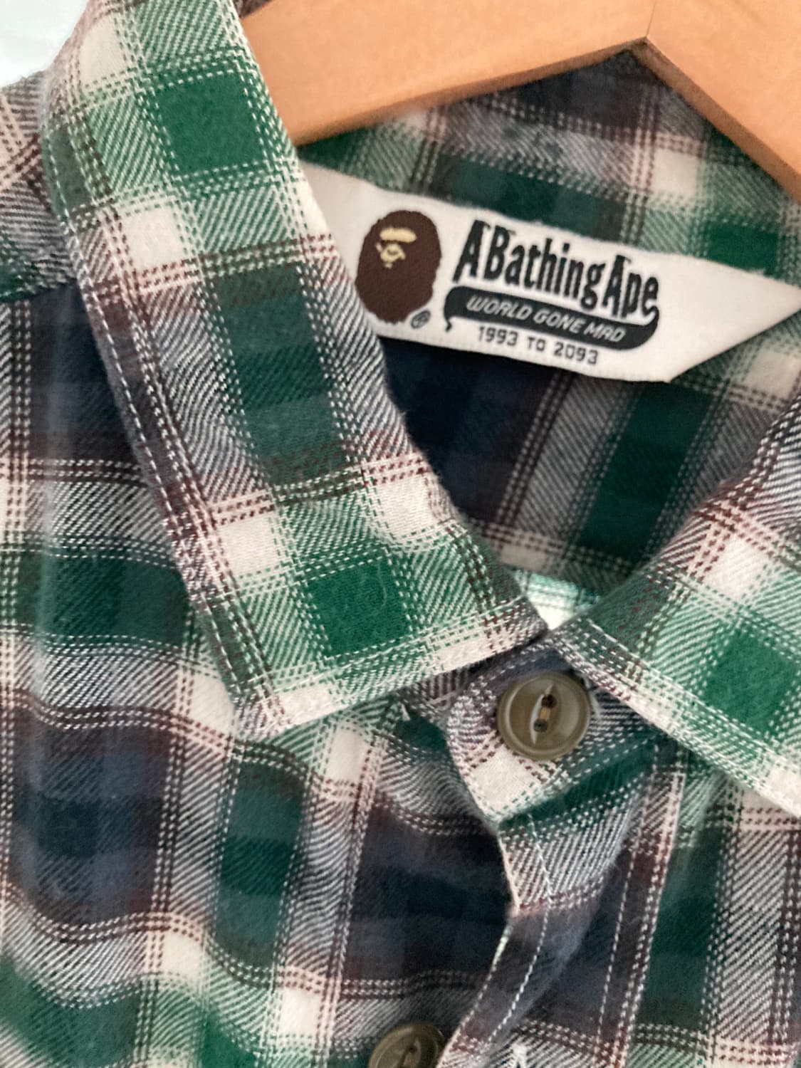 Bape 플란넬 셔츠 상품이미지3