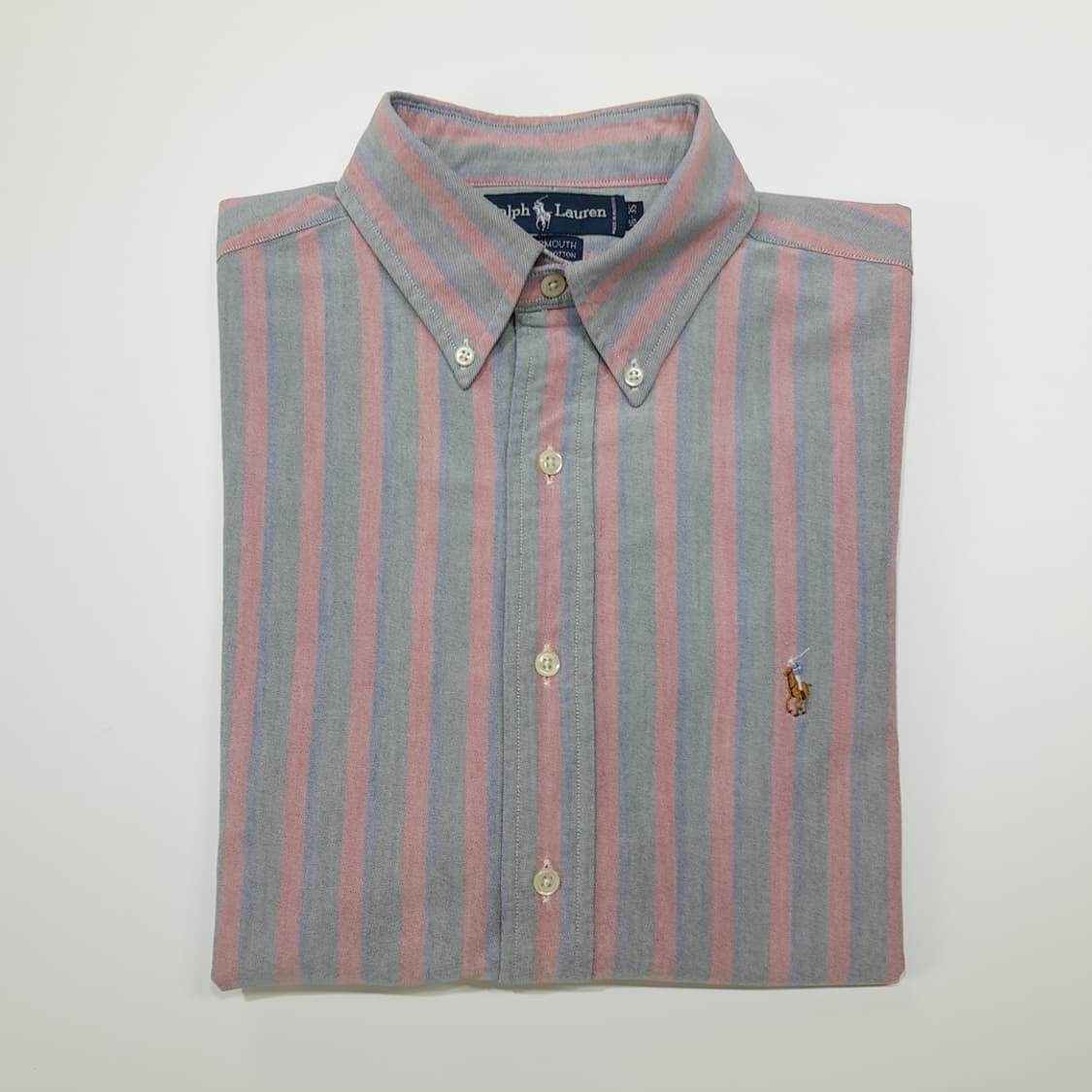 CN852 L 폴로 랄프로렌 올드스쿨 프레피 스트라이프 긴팔 셔츠 남방 상품이미지8