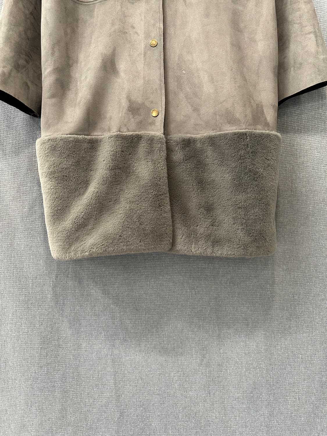 ZARA W/B 무스탕 롱 코트 상품이미지3