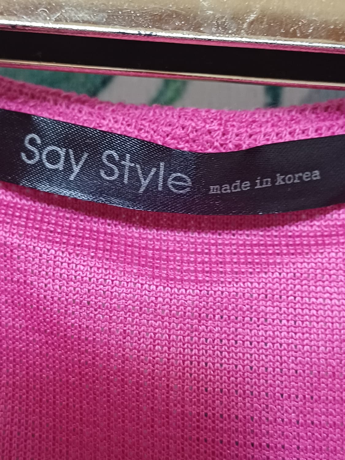 새제품/핑크 니트 나시 원피스 상품이미지4