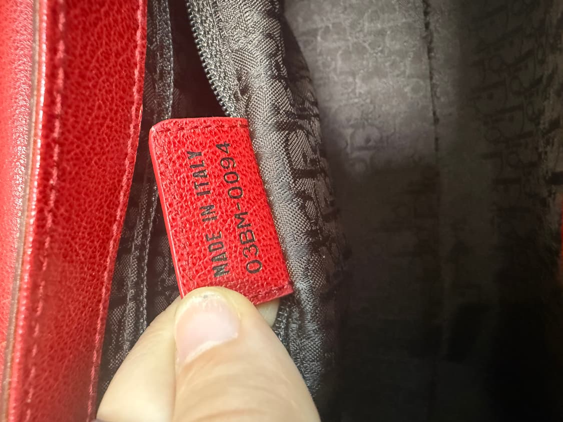 Rare] 디올 정품 호피 송치 가방 스칸디백. 갸루 상품이미지9