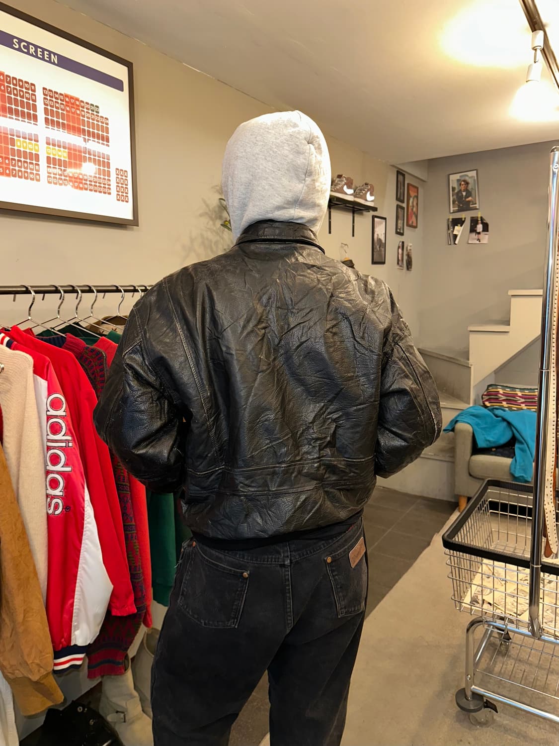 90‘s Wilsons lambskin A-2 series jacket  상품이미지8